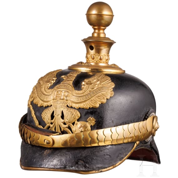 Helm f&uuml;r Unteroffiziere der Feldartillerie, um 1900