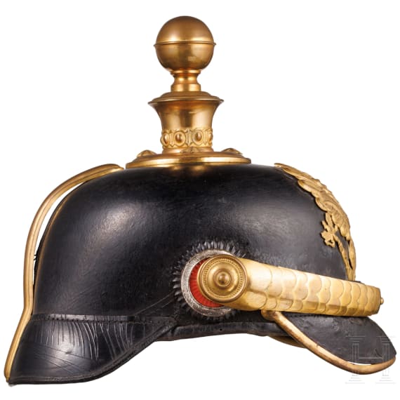 Helm f&uuml;r Unteroffiziere der Feldartillerie, um 1900