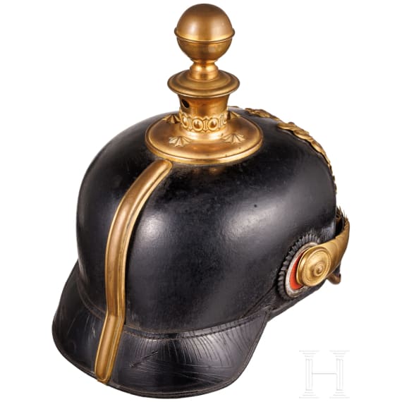 Helm f&uuml;r Unteroffiziere der Feldartillerie, um 1900