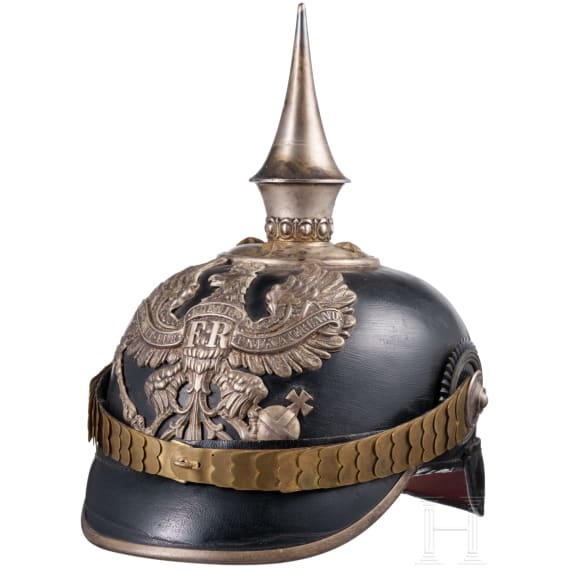 Helm f&uuml;r Offiziere der Pioniere, um 1900