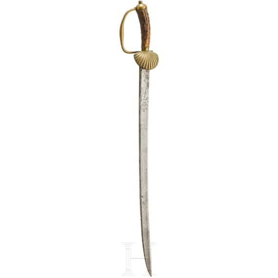Jagdplaute mit FR-Chiffre, deutsch, 18./19. Jhdt.