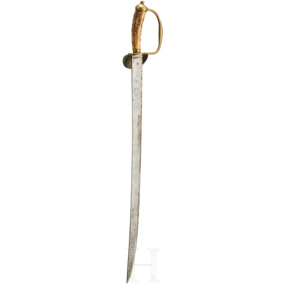 Jagdplaute mit FR-Chiffre, deutsch, 18./19. Jhdt.