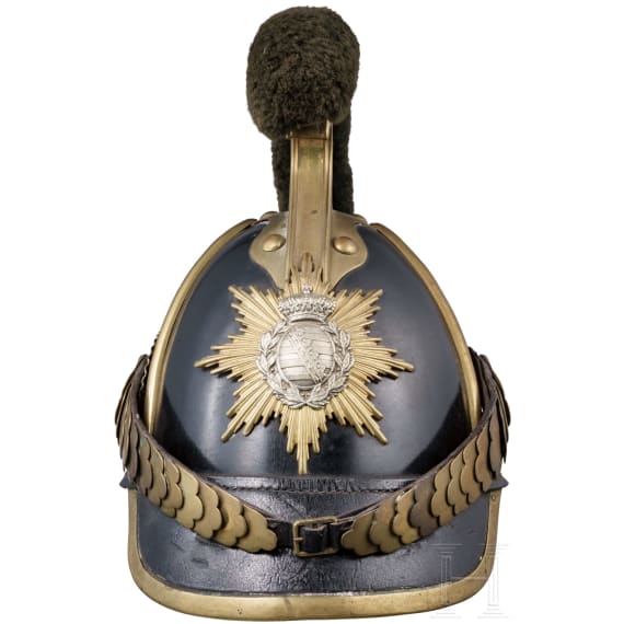 Helm M 1867 f&uuml;r Mannschaften der s&auml;chsischen schweren Reiter