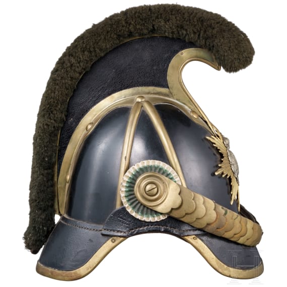 Helm M 1867 f&uuml;r Mannschaften der s&auml;chsischen schweren Reiter