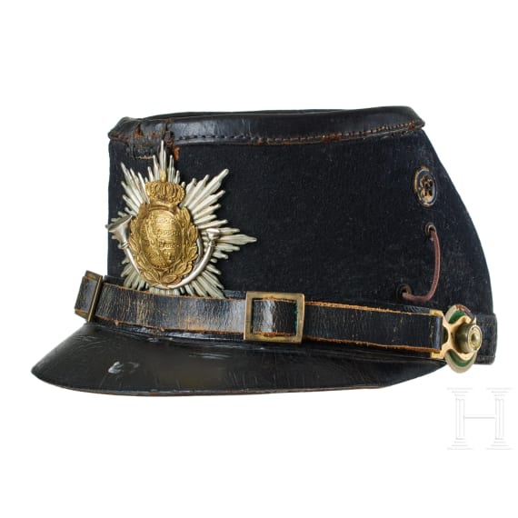 A shako for Saxon Jaeger Battalion 12 Enlisted Men