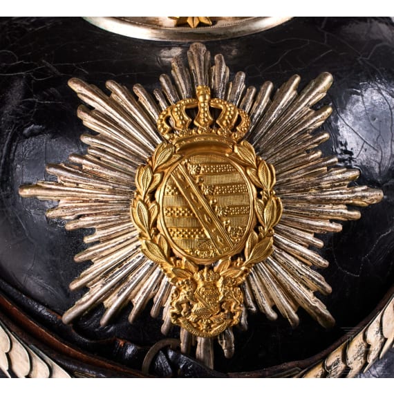A helmet for Saxon Officer Beamte