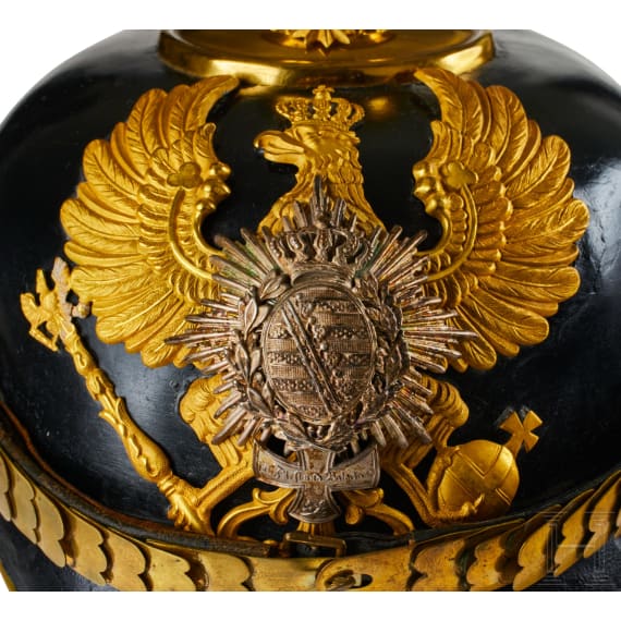 A helmet for IR 94 Saxe-Weimar Reserve Officers