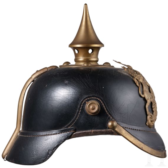 Helm f&uuml;r Mannschaften/Unteroffiziere im Infanterie-Regiment Alt-W&uuml;rttemberg (3. W&uuml;rttembergisches) Nr. 121