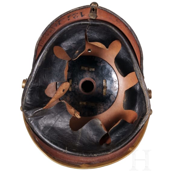 Helm f&uuml;r Mannschaften/Unteroffiziere im Infanterie-Regiment Alt-W&uuml;rttemberg (3. W&uuml;rttembergisches) Nr. 121