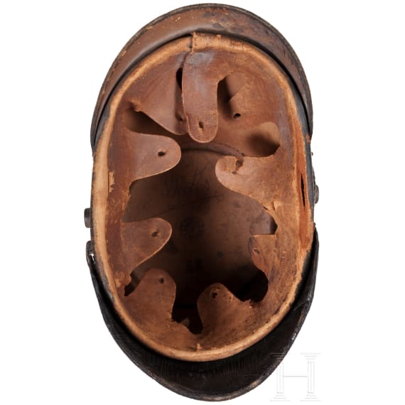 Tschako M 1895 f&uuml;r Mannschaften der J&auml;ger, datiert 1917