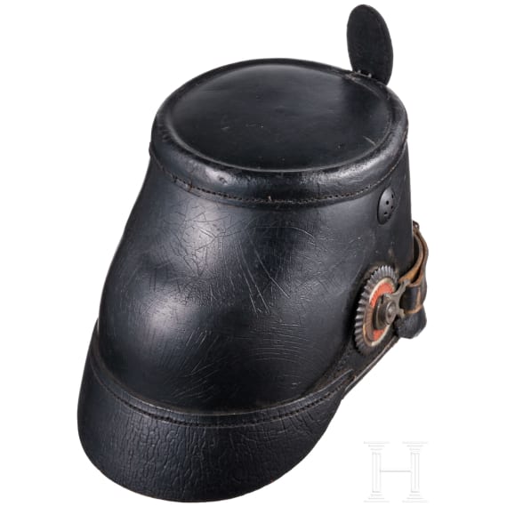 Tschako M 1895 f&uuml;r Mannschaften der J&auml;ger, datiert 1917