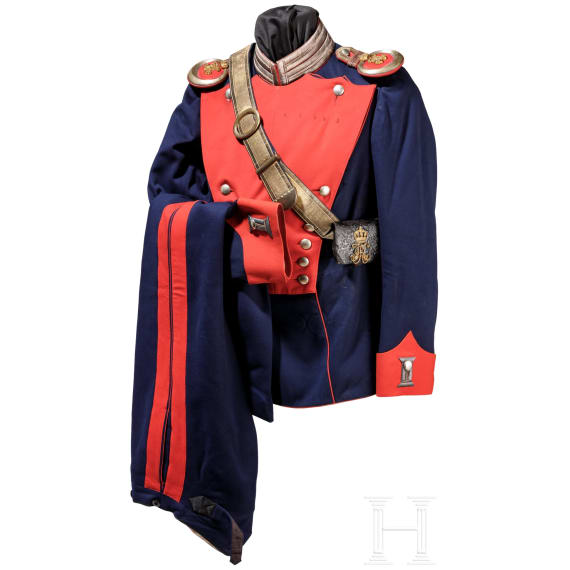 Uniformensemble f&uuml;r einen Leutnant z.D. im Ulanen-Regiment K&ouml;nig Karl (1. W&uuml;rttembergisches) Nr. 19