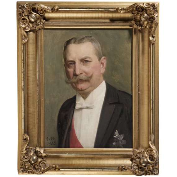 Anton von Werner (1843 - 1915) - Portrait des Unterstaatssekret&auml;rs Dr. Max Richter, 1906