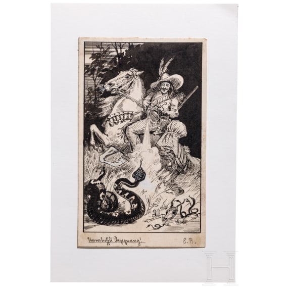 Emil Rumpf (1860 - 1948) - Skizzen und grafische Entw&uuml;rfe, meist 19. Jhdt.