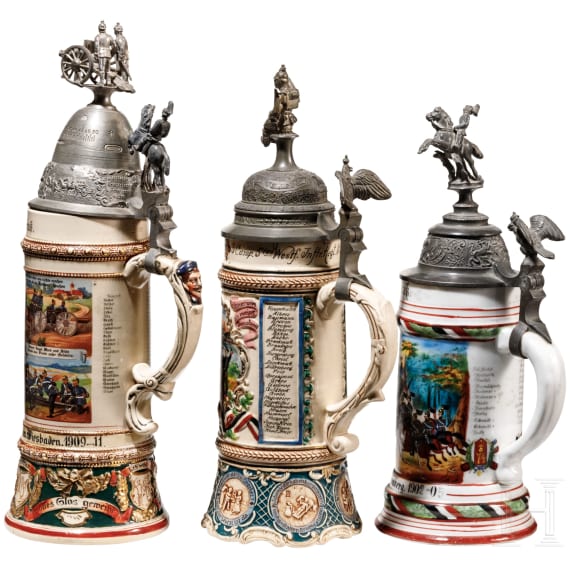 Drei Reservistenkr&uuml;ge der Infanterie/Feldartillerie, 1902-11