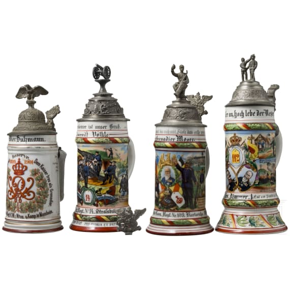 Vier Reservistenkr&uuml;ge, Baden, 1899 - 1908