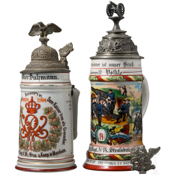 Vier Reservistenkr&uuml;ge, Baden, 1899 - 1908