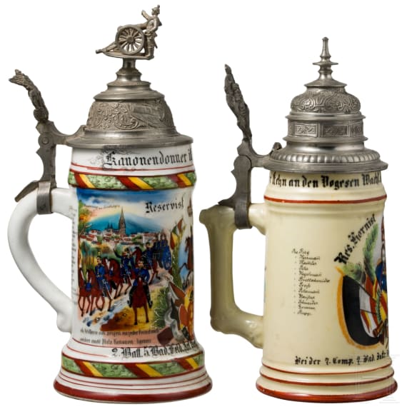 F&uuml;nf Reservistenkr&uuml;ge, Baden, 1891 - 1909