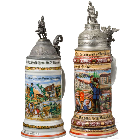 Vier Reservistenkr&uuml;ge, Hessen und Baden, 1899 - 1915