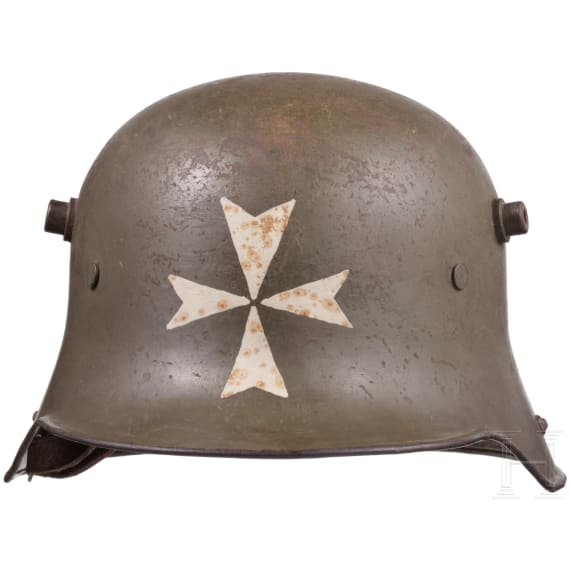 Stahlhelm M 16 mit Freikorpszeichen