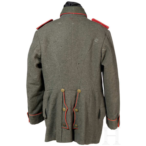 Feldbluse f&uuml;r einen w&uuml;rttembergischen Oberleutnant der Artillerie, um 1915