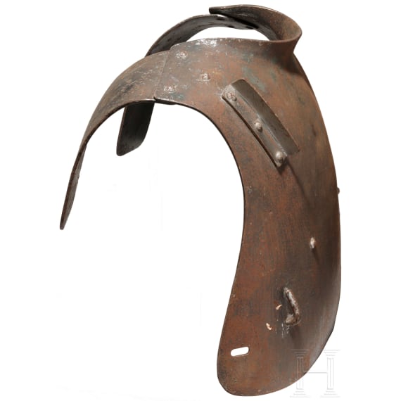 Oberteil eines Grabenpanzers f&uuml;r Soldaten in vorderster Linie, 1916 - 1918