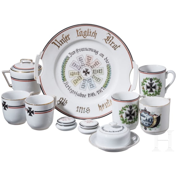 Sammlung patriotisches Porzellan