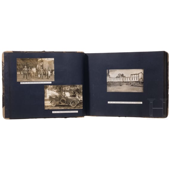 Fotoalbum eines Kraftfahrers im Kraftfahr-Batl. Frankfurt a.M., August 1914 bis August 1916