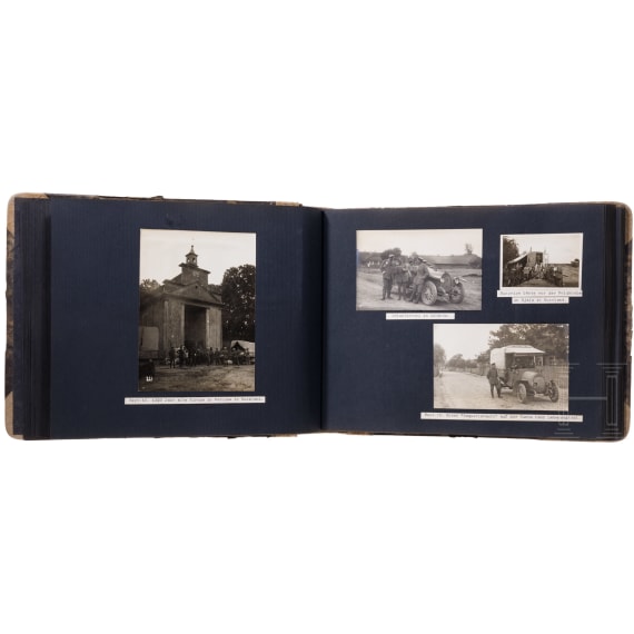 Fotoalbum eines Kraftfahrers im Kraftfahr-Batl. Frankfurt a.M., August 1914 bis August 1916