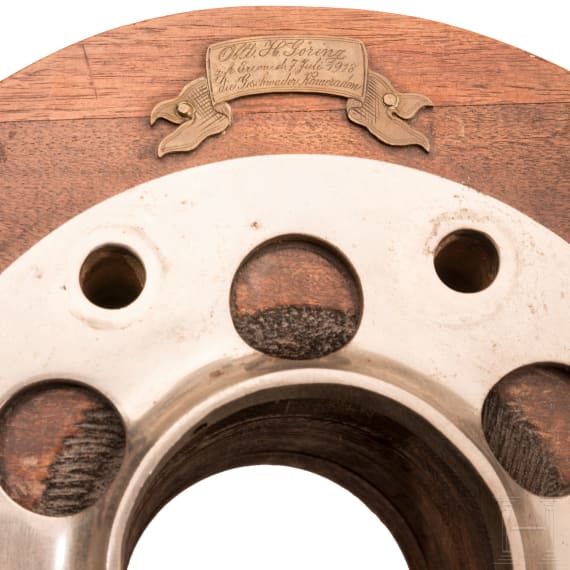 Hermann G&ouml;ring - Propellersegment, Geschenk der Kameraden des Jagdgeschwaders 1 zu seiner Ernennung zum Kommandeur im Juli 1918