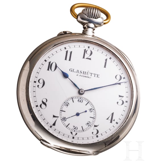 Beobachtungsuhr (B-Uhr) von Julius Assmann, Glash&uuml;tte, um 1915