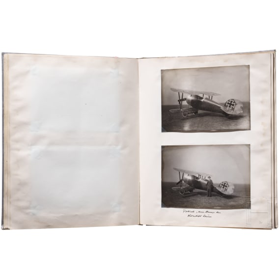 Testpilot Paul Georg Ehrhard (1889 - 1961) - Fotoalbum und Aufzeichnungen