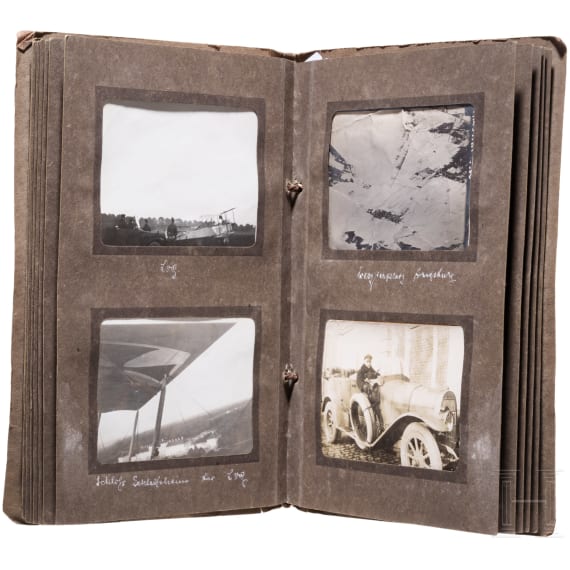 Fotoalbum eines Angeh&ouml;rigen der bayerischen Fliegertruppe, 1915 - 1916
