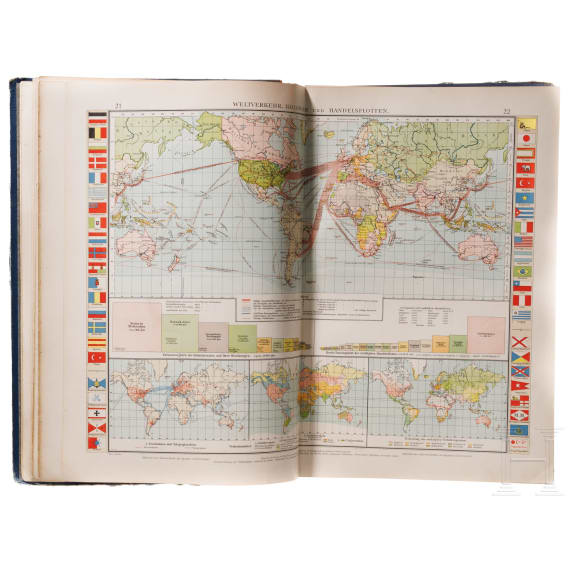 Oskar Messter - Handatlas als Leiter der Reihenbild-Versuchsabteilung in Adlershof