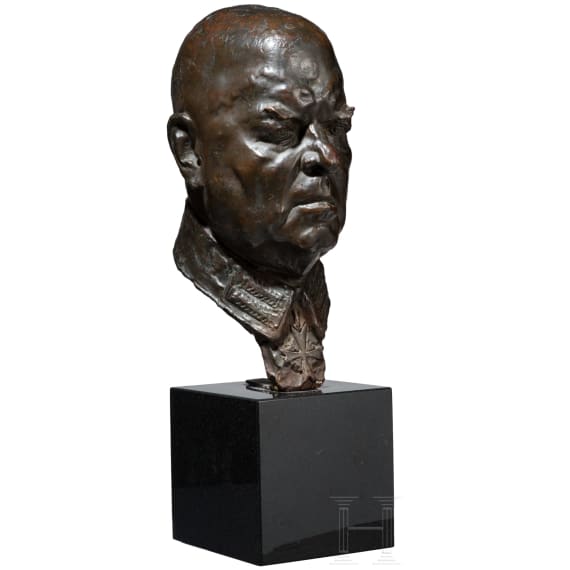 Arno Breker (1900 - 1991) - Portraitkopf von General Hermann von der Lieth-Thomsen, um 1935