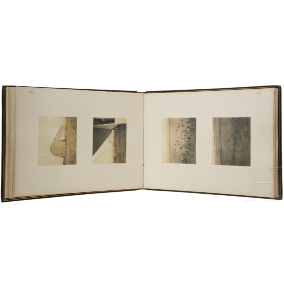 Prunkvolles Geschenkalbum "Air Ship Deutschland - June 1910" f&uuml;r die Teilnehmer des Rundfluges am 24.06.1910