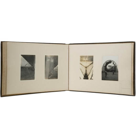 Prunkvolles Geschenkalbum "Air Ship Deutschland - June 1910" f&uuml;r die Teilnehmer des Rundfluges am 24.06.1910