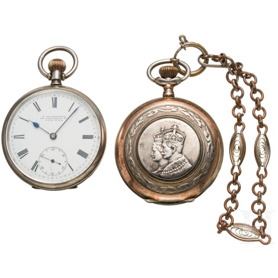 Taschenuhr "Zur Erinnerung an den Pierbau Swakopmund 1904-5"