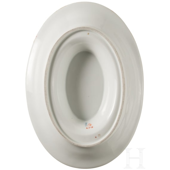 Sauciere aus dem Kaiserservice der Offiziersmesse der "S.M.S. Churfuerst Friedrich Wilhelm"