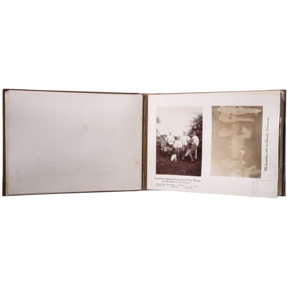 Otto K&ouml;rner (1868 - 1950), Zahlmeister der Schutztruppe in Deutsch-Ostafrika - Fotoalbum, 1895 - 1901