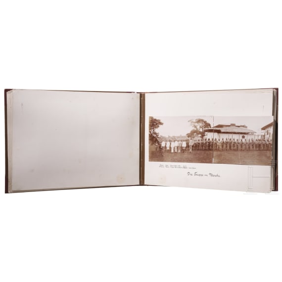 Otto K&ouml;rner (1868 - 1950), Zahlmeister der Schutztruppe in Deutsch-Ostafrika - Fotoalbum, 1895 - 1901