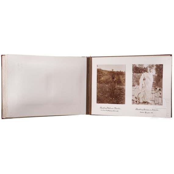 Otto K&ouml;rner (1868 - 1950), Zahlmeister der Schutztruppe in Deutsch-Ostafrika - Fotoalbum, 1895 - 1901