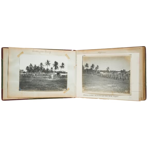 Fotoalbum eines Siedlers in Deutsch-Ostafrika, um 1905