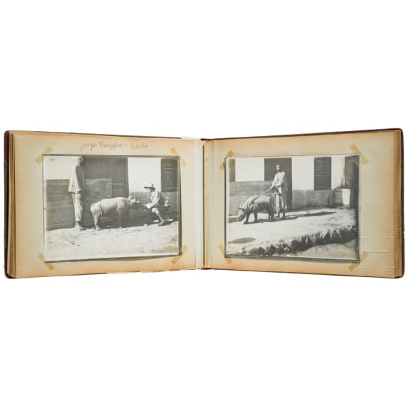 Fotoalbum eines Siedlers in Deutsch-Ostafrika, um 1905