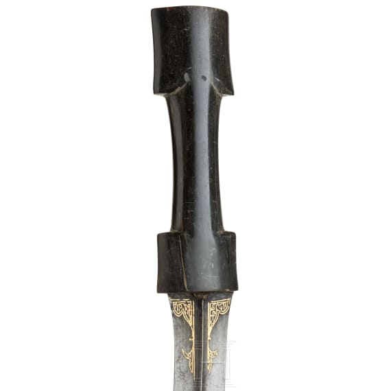Gold- und silbertauschierter Kandschar, Syrien, um 1900