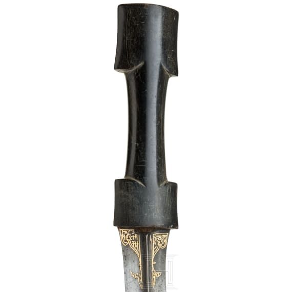 Gold- und silbertauschierter Kandschar, Syrien, um 1900