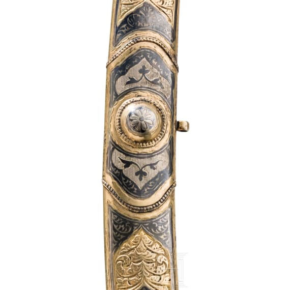 Silbermontierter und vergoldeter Prunks&auml;bel, Dagestan, 20. Jhdt.