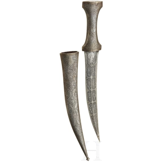 Ganzmetall-Khanjar, Persien, um 1900