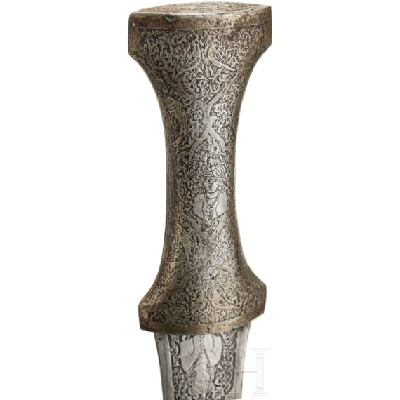 Ganzmetall-Khanjar, Persien, um 1900