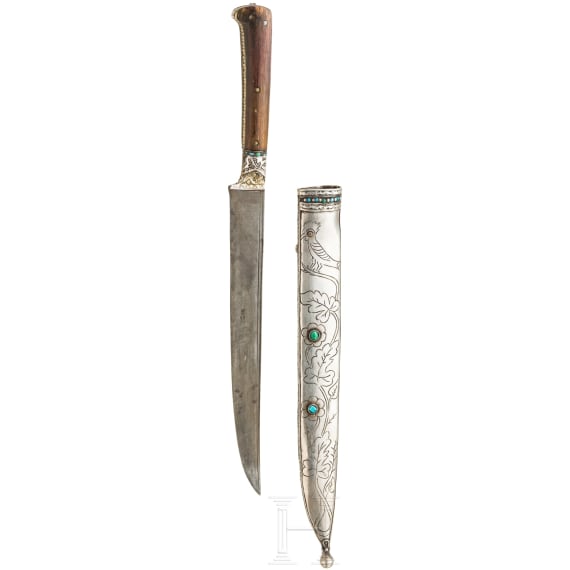 Kleines Bicak-Messer, Turkestan oder Afghanistan, Ende 19. Jhdt.